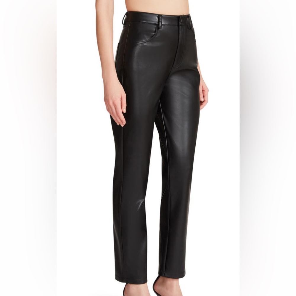 BB Dakota by Steve Madden Take A Break Faux Leather Ankle Pants